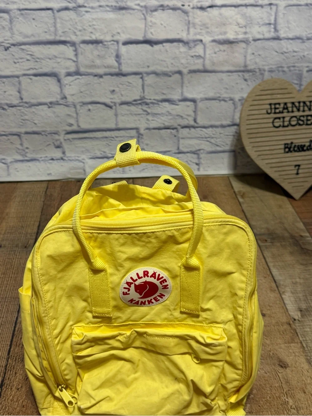 Fjallraven Kanken Backpack Yellow Classic Pack Laptop School Bag